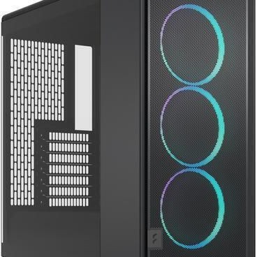 Fractal Design Epoch Midi Tower Κουτί Υπολογιστή με Πλαϊνό Παράθυρο Black TG RGB Light