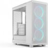 Fractal Design Epoch Midi Tower Κουτί Υπολογιστή με Πλαϊνό Παράθυρο White TG RGB Clear