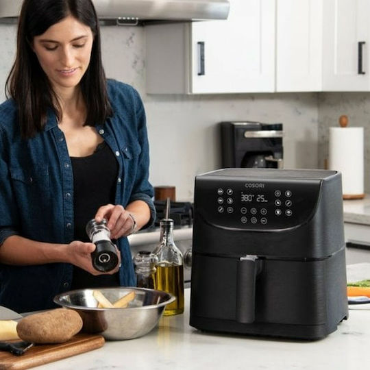 Cosori Smart Chef Edition Air Fryer με Wi-Fi 5.5lt Μαύρο