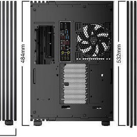 Be Quiet Light Base 900 FX Full Tower Κουτί Υπολογιστή με RGB Φωτισμό Μαύρο