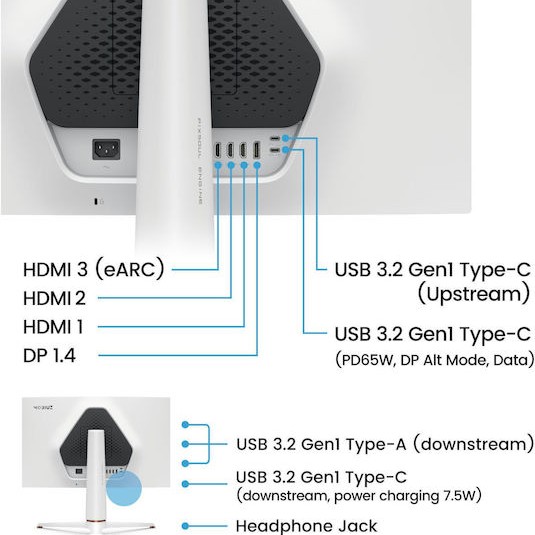 BenQ Mobiuz EX271U IPS HDR Gaming Monitor 27