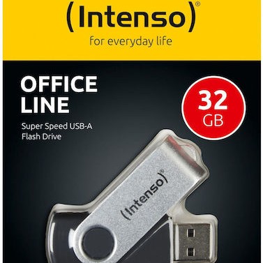 Intenso 32GB USB 3.2 Stick Ασημί