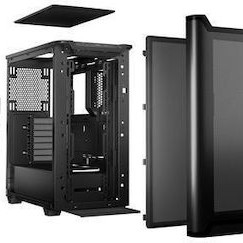 Be Quiet Pure Base 501 Midi Tower Κουτί Υπολογιστή με Πλαϊνό Παράθυρο Airflow Window Black
