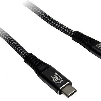 Inter-Tech USB 2.0 Cable USB-C male - USB-C 240W Μαύρο 3m