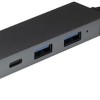 Inter-Tech USB 3.2 Hub 5 Θυρών με σύνδεση USB-C Γκρι