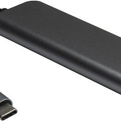 Inter-Tech USB 3.2 Hub 5 Θυρών με σύνδεση USB-C Γκρι