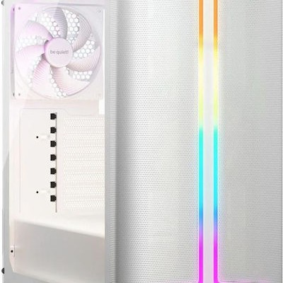 Be Quiet Pure Base 501 DX Gaming Midi Tower Κουτί Υπολογιστή με Πλαϊνό Παράθυρο και RGB Φωτισμό Λευκό