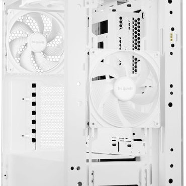 Be Quiet Pure Base 501 DX Gaming Midi Tower Κουτί Υπολογιστή με Πλαϊνό Παράθυρο και RGB Φωτισμό Λευκό