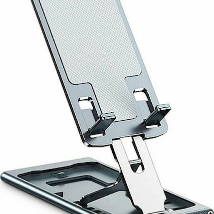 Inter-Tech Βάση Κινητού Αυτοκινήτου MTS-105 με Κλιπ-Μανταλάκι Ασημί