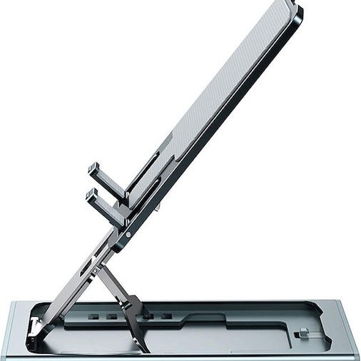 Inter-Tech Βάση Κινητού Αυτοκινήτου MTS-105 με Κλιπ-Μανταλάκι Ασημί