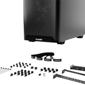 Be Quiet Pure Base 501 LX Gaming Midi Tower Κουτί Υπολογιστή με Πλαϊνό Παράθυρο και RGB Φωτισμό Μαύρο