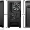 Be Quiet Pure Base 501 LX Gaming Midi Tower Κουτί Υπολογιστή με Πλαϊνό Παράθυρο και RGB Φωτισμό Μαύρο