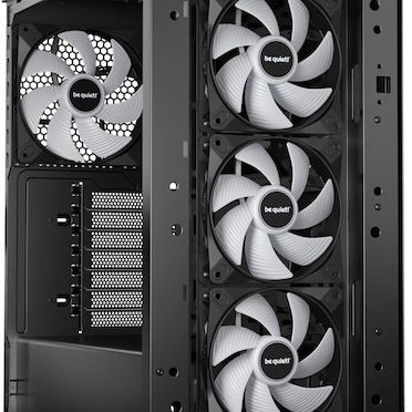 Be Quiet Pure Base 501 LX Gaming Midi Tower Κουτί Υπολογιστή με Πλαϊνό Παράθυρο και RGB Φωτισμό Μαύρο