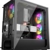 Be Quiet Pure Base 501 LX Gaming Midi Tower Κουτί Υπολογιστή με Πλαϊνό Παράθυρο και RGB Φωτισμό Μαύρο