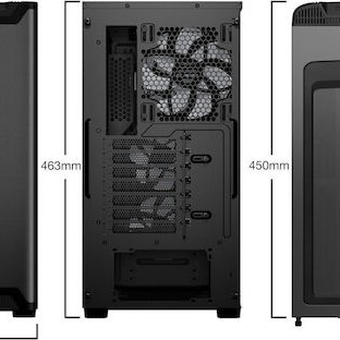 Be Quiet Pure Base 501 LX Gaming Midi Tower Κουτί Υπολογιστή με Πλαϊνό Παράθυρο και RGB Φωτισμό Μαύρο
