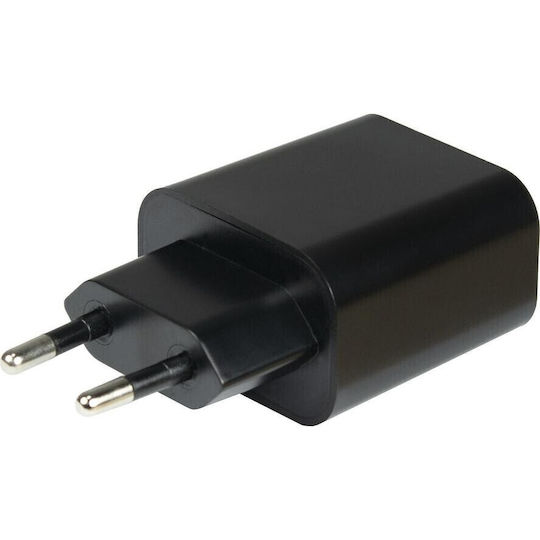 Inter-Tech Φορτιστής Χωρίς Καλώδιο και Καλώδιο USB-C 20W Power Delivery Μαύρος (88882225)