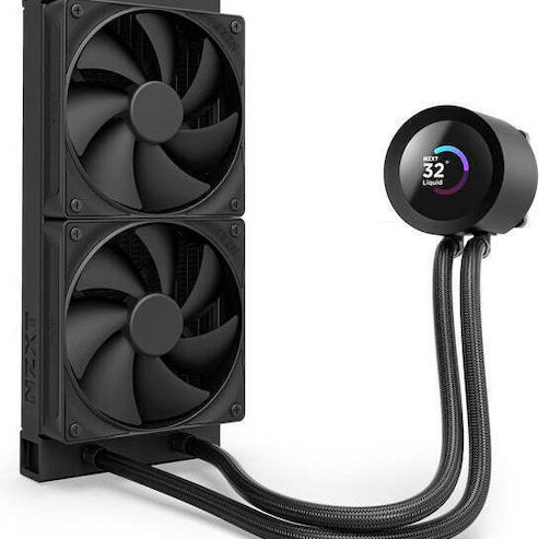 NZXT Kraken 240 Υδρόψυξη Επεξεργαστή Διπλού Ανεμιστήρα 120mm για Socket AM4/AM5/1700/1200/115x