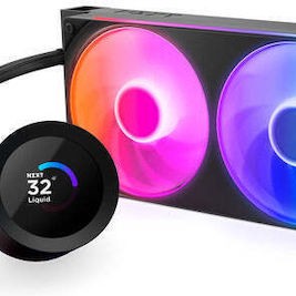 NZXT Kraken Plus 240 RGB Υδρόψυξη Επεξεργαστή Διπλού Ανεμιστήρα 120mm για Socket AM4/AM5/1700/1200/115x