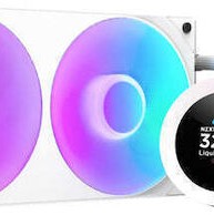 NZXT Kraken Plus RGB Υδρόψυξη Επεξεργαστή Διπλού Ανεμιστήρα 120mm για Socket AM4/AM5/1700/1200/115x Λευκή