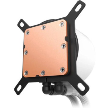 NZXT Kraken Plus Υδρόψυξη Επεξεργαστή Τριπλού Ανεμιστήρα 120mm για Socket AM4/AM5/1700/1200/115x με RGB Φωτισμό Λευκή