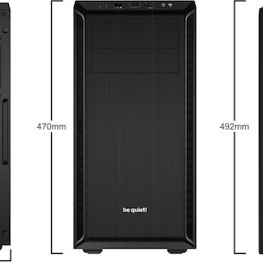 Be Quiet Pure Base 600 Midi Tower Κουτί Υπολογιστή Μαύρο