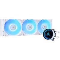 Chieftec Iceberg Υδρόψυξη Επεξεργαστή Τριπλού Ανεμιστήρα 120mm με RGB Φωτισμό Λευκή