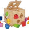 Simba Παιχνίδι Ταξινόμησης Σχημάτων Eichhorn Cube Shapes Game Set από Ξύλο για 12+ Μηνών