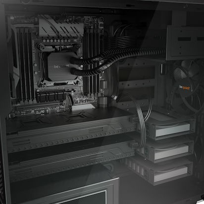 Be Quiet Pure Base 600 Window Midi Tower Κουτί Υπολογιστή Μαύρο