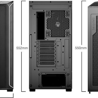 Be Quiet Shadow Base 800 DX Gaming Midi Tower Κουτί Υπολογιστή με Πλαϊνό Παράθυρο και RGB Φωτισμό Μαύρο
