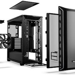 Be Quiet Shadow Base 800 DX Gaming Midi Tower Κουτί Υπολογιστή με Πλαϊνό Παράθυρο και RGB Φωτισμό Μαύρο