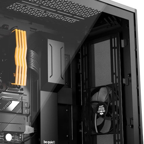 Be Quiet Shadow Base 800 DX Gaming Midi Tower Κουτί Υπολογιστή με Πλαϊνό Παράθυρο και RGB Φωτισμό Μαύρο