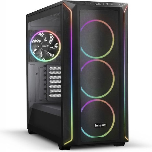 Be Quiet Shadow Base 800 FX Gaming Midi Tower Κουτί Υπολογιστή με Πλαϊνό Παράθυρο και RGB Φωτισμό Μαύρο