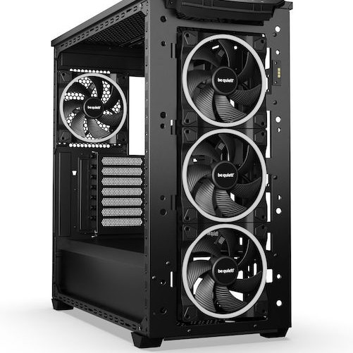 Be Quiet Shadow Base 800 FX Gaming Midi Tower Κουτί Υπολογιστή με Πλαϊνό Παράθυρο και RGB Φωτισμό Μαύρο