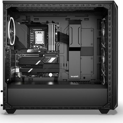 Be Quiet Shadow Base 800 FX Gaming Midi Tower Κουτί Υπολογιστή με Πλαϊνό Παράθυρο και RGB Φωτισμό Μαύρο