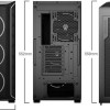 Be Quiet Shadow Base 800 FX Gaming Midi Tower Κουτί Υπολογιστή με Πλαϊνό Παράθυρο και RGB Φωτισμό Μαύρο
