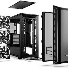 Be Quiet Shadow Base 800 FX Gaming Midi Tower Κουτί Υπολογιστή με Πλαϊνό Παράθυρο και RGB Φωτισμό Μαύρο