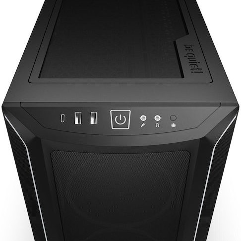 Be Quiet Shadow Base 800 FX Gaming Midi Tower Κουτί Υπολογιστή με Πλαϊνό Παράθυρο και RGB Φωτισμό Μαύρο