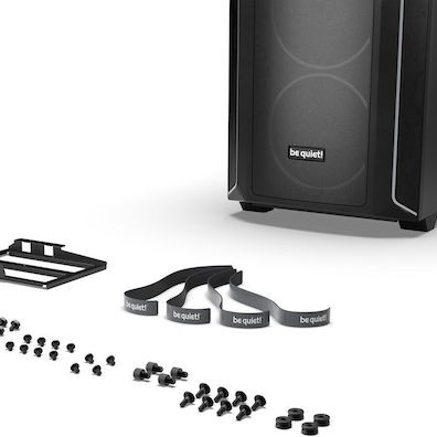 Be Quiet Shadow Base 800 FX Gaming Midi Tower Κουτί Υπολογιστή με Πλαϊνό Παράθυρο και RGB Φωτισμό Μαύρο