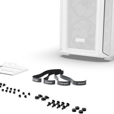 Be Quiet Shadow Base 800 FX Gaming Midi Tower Κουτί Υπολογιστή με Πλαϊνό Παράθυρο και RGB Φωτισμό Λευκό