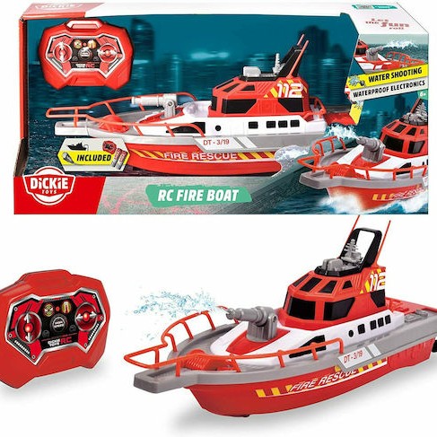 Dickie Fire Boat Τηλεκατευθυνόμενο Σκάφος