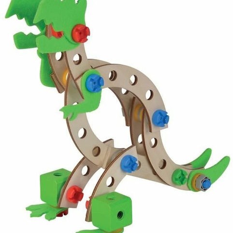 Eichhorn Παιχνίδι Κατασκευών Ξύλινo Dinosaur για Παιδιά 4+ Ετών
