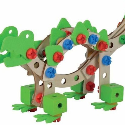 Eichhorn Παιχνίδι Κατασκευών Ξύλινo Dinosaur για Παιδιά 4+ Ετών