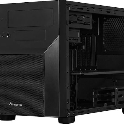 Chieftec CI-02B-OP Cube Κουτί Υπολογιστή Μαύρο