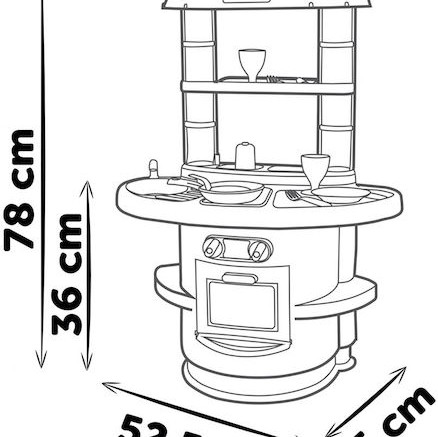 Smoby Παιδική Κουζίνα 13τμχ
