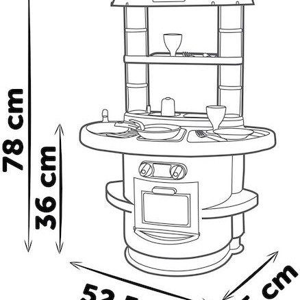 Smoby Παιδική Κουζίνα 13τμχ