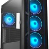 Chieftec APEX Gaming Midi Tower Κουτί Υπολογιστή με Πλαϊνό Παράθυρο και RGB Φωτισμό Μαύρο