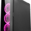 Chieftec Scorpion II Midi Tower Κουτί Υπολογιστή με Πλαϊνό Παράθυρο και RGB Φωτισμό Μαύρο