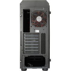 Chieftec Scorpion II Midi Tower Κουτί Υπολογιστή με Πλαϊνό Παράθυρο και RGB Φωτισμό Μαύρο