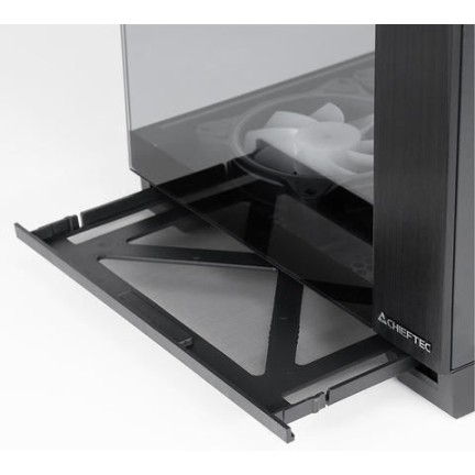 Chieftec Visio GM-30B-TG-OP Gaming Cube Κουτί Υπολογιστή με Πλαϊνό Παράθυρο Μαύρο