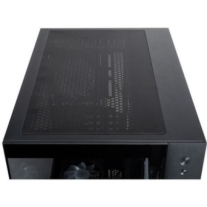 Chieftec Visio GM-30B-TG-OP Gaming Cube Κουτί Υπολογιστή με Πλαϊνό Παράθυρο Μαύρο